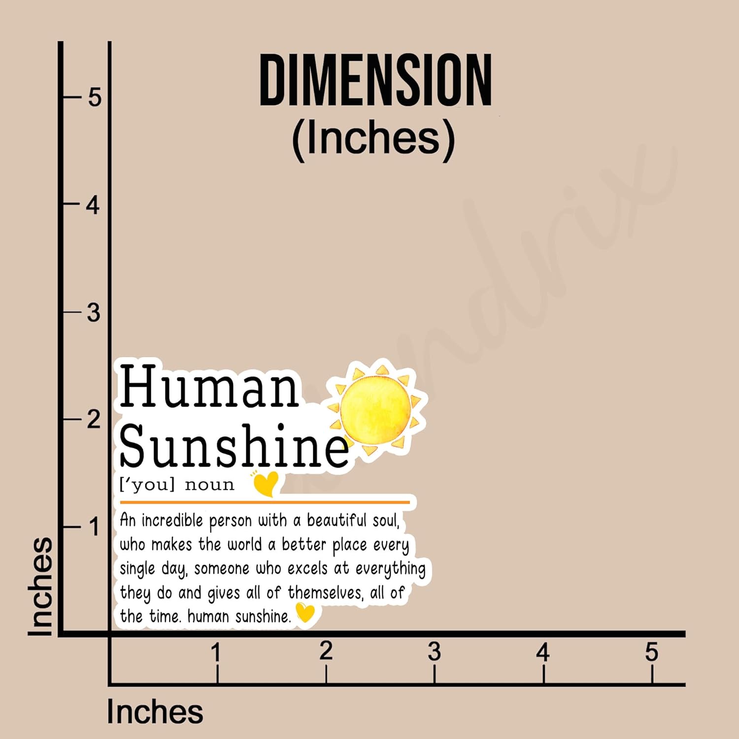 (3pcs) Human Sunshine Definition Sticker Funny Sayings Motivational Inspirational Vinyl Decal for Tumbler Laptop Water Bottles Books Phone -Size 3x2.6 - Image 4