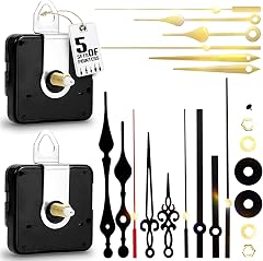 2 Pcs Quartz Clock Mechanism Kit (Two Movements)