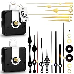 2 Pcs Quartz Clock Mechanism Kit, Wall Clock Mechanisms Mattery Powered Replacement, Clock Movement