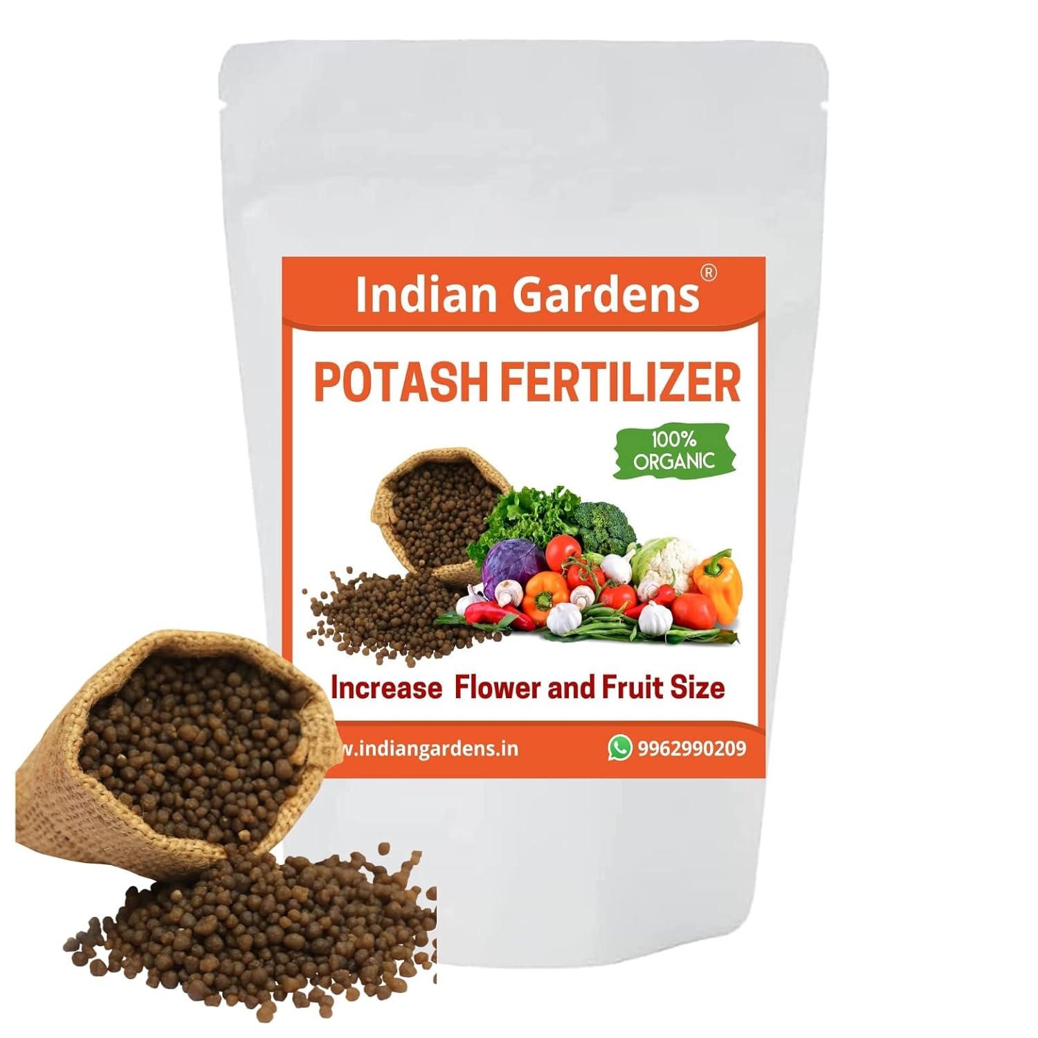 Indian Gardens Organic Potash Fertilizer For Plants 10 KG Amazon.in