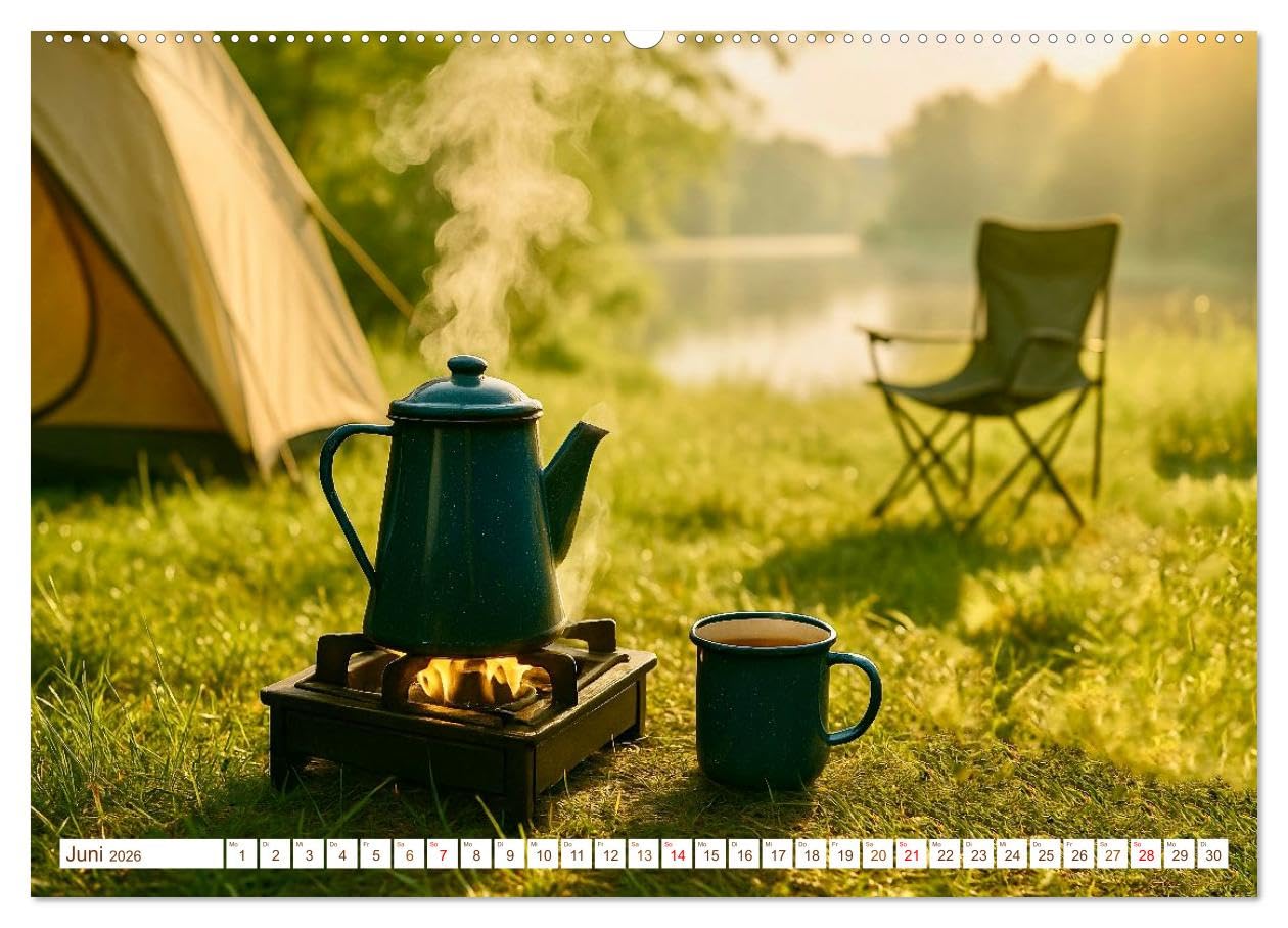 Heißer Kaffee (hochwertiger Premium Wandkalender 2026 DIN A2 quer), Kunstdruck in Hochglanz: Kaffee ist Kult, Leidenschaft und Genuss (CALVENDO Lifestyle)