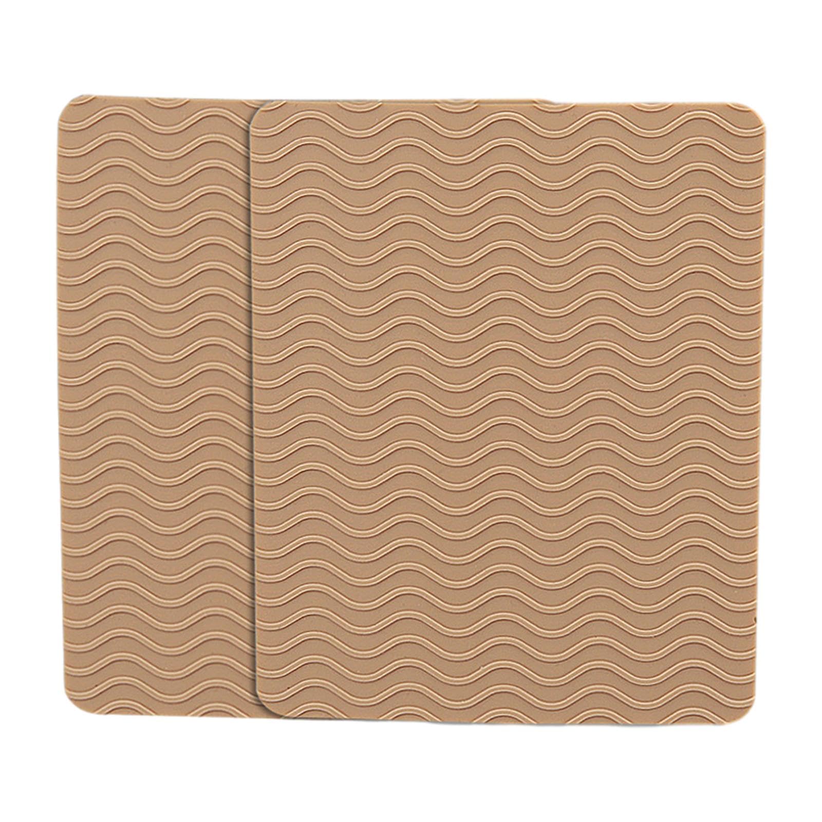 Shoe Sole Protectors — Nonslip Shoe Pads, Shock Absorbing Nonskid Shoe Grips for Bottom of Shoes, for High Heels (Khaki)