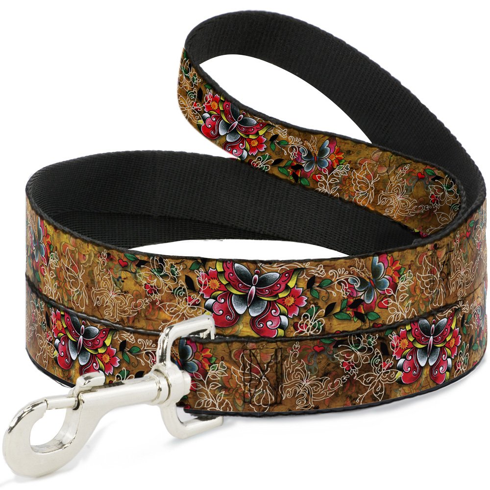 Laisse pour animal domestique TJ-Butterflies boucle haute résistance