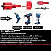 Vista 6 de TuTuYa 10 piezas de pasacables de escritorio, pasacables de escritorio de 1-3/8 pulgadas (35 mm) con sierra de agujero, ideal para cables de mesa