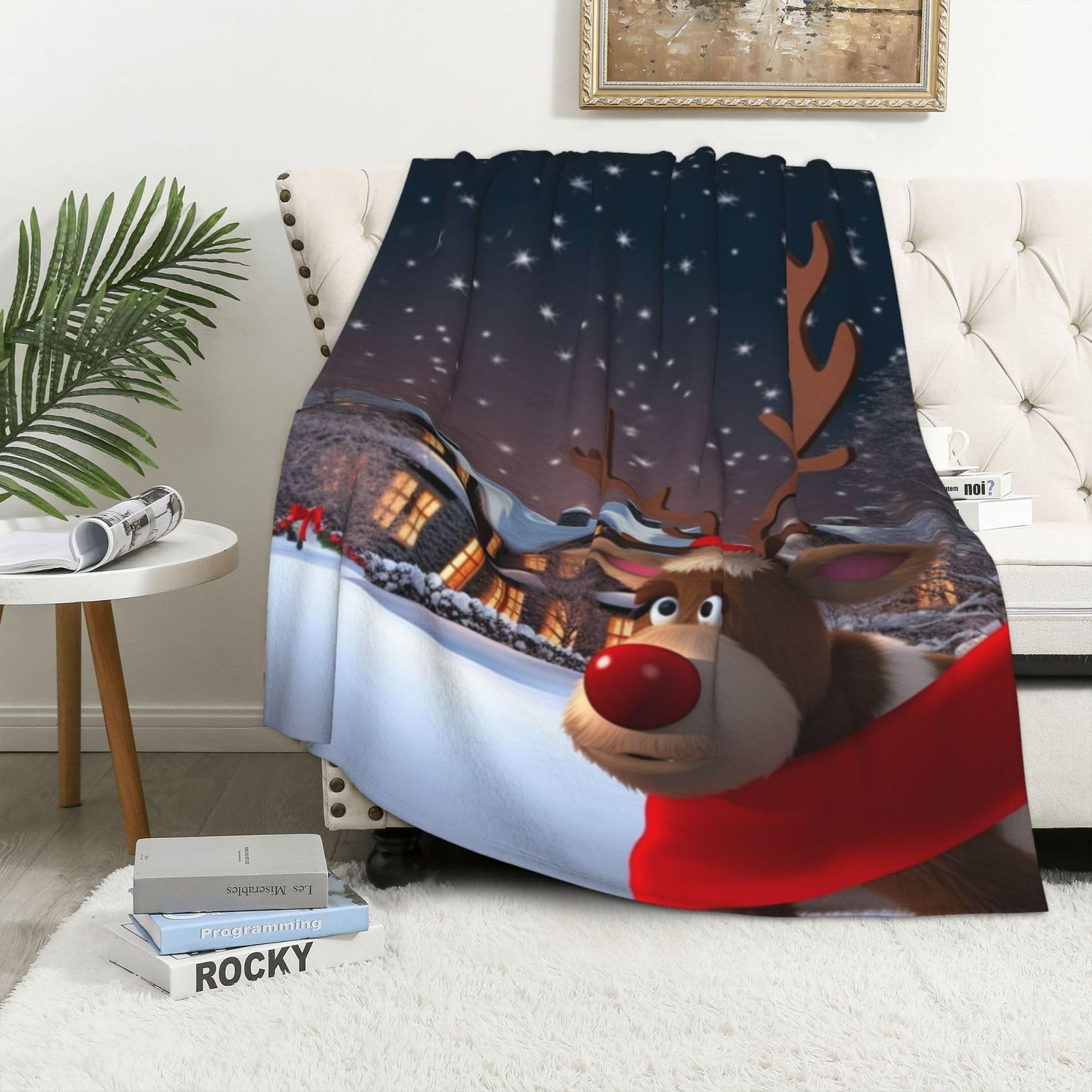 Couverture polaire en flanelle de lit 101x152 cm douillette pour canapé
