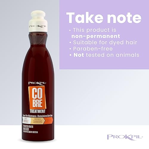 Miniatura 6 de Prokpil | Mantenimiento Tratamiento Natural Matiz Cobre | Mantenimiento Matizador Color Cobrizo Tratamiento Matizante Cobre (Tamaño Regular