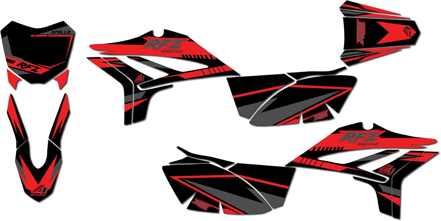 Apollo Rfz Racing Graphics Kit Amazon.com: Kalair GFX Graphics Kit for Apollo RFZ Z20 Z40 (All Years ...