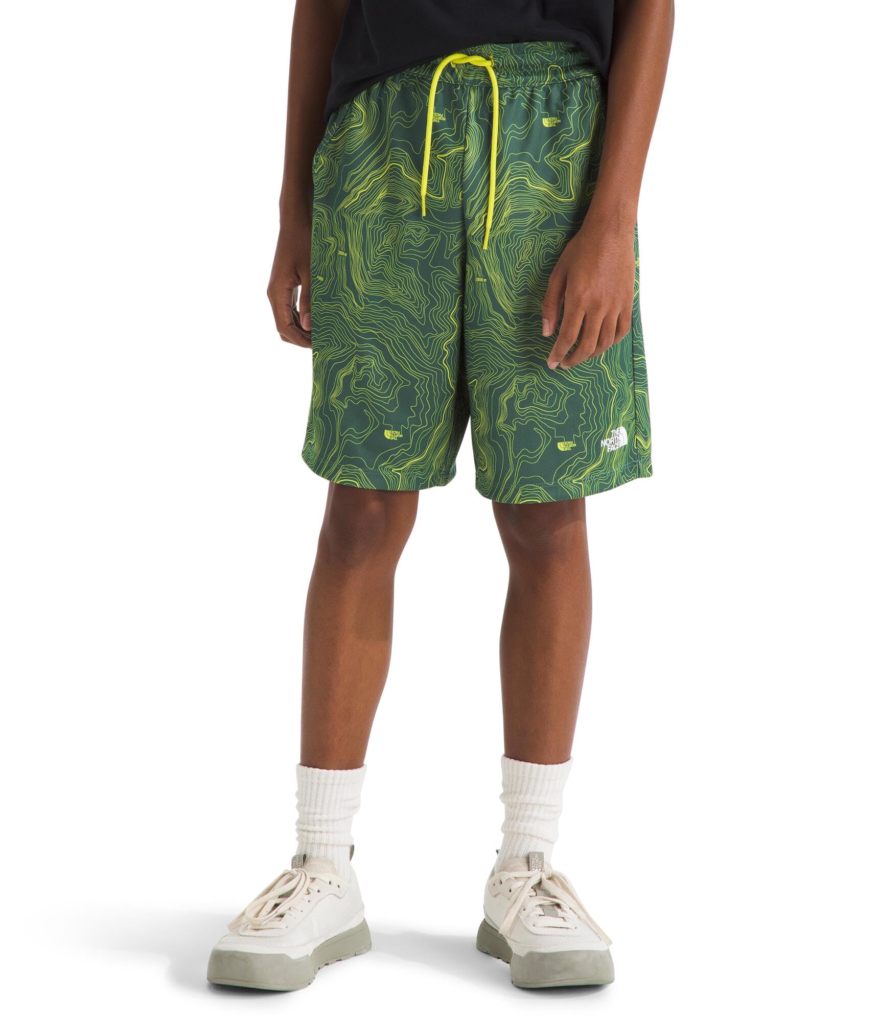 The North Face Boy Never Stop Shorts, Duck Green TNF Topo Pri, 5 Years
