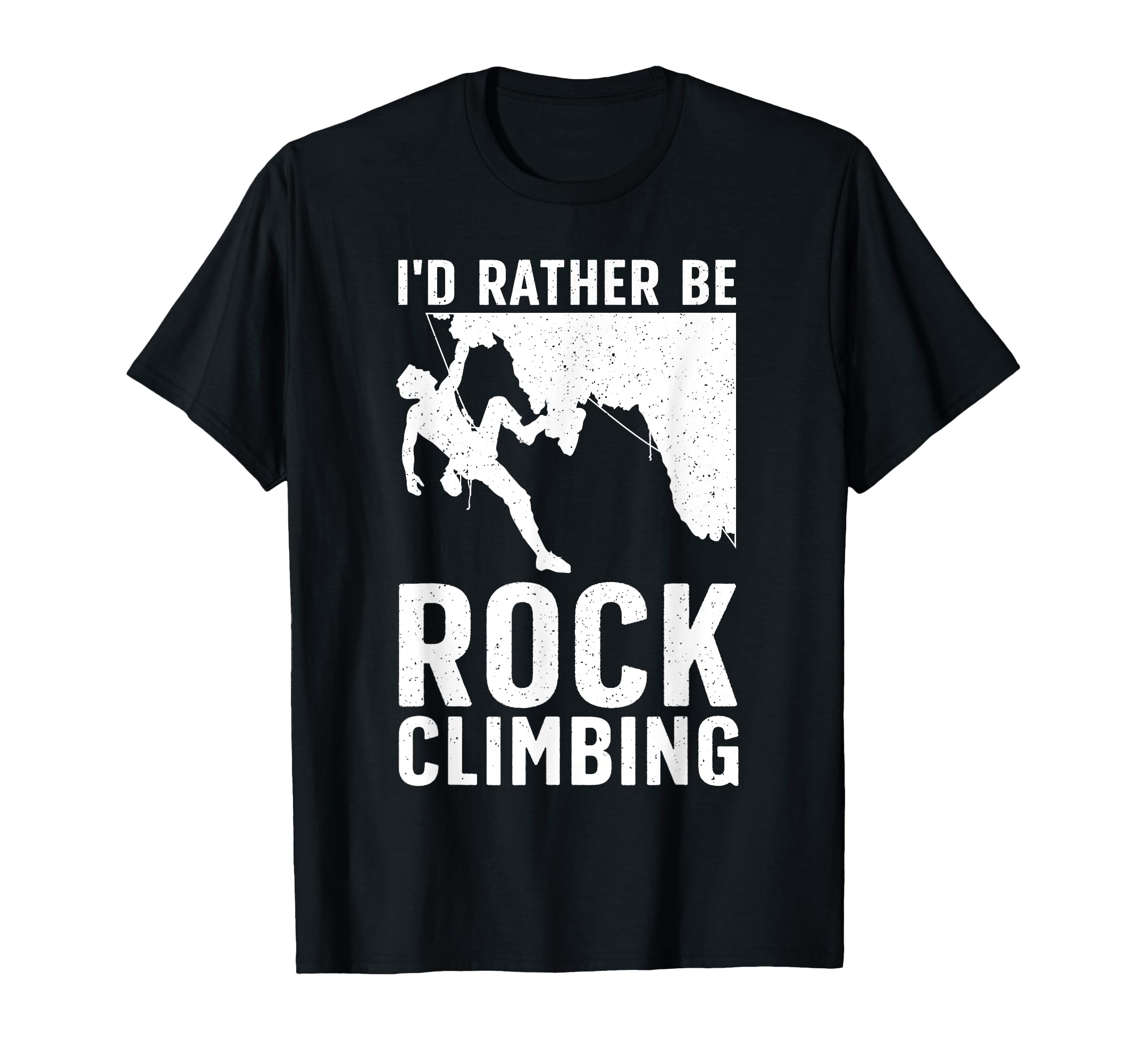 Funny Rock Climbing Art For Men Women Alpinism Rock Climber T-Shirt