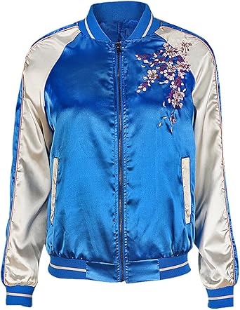 silky bomber jacket womens