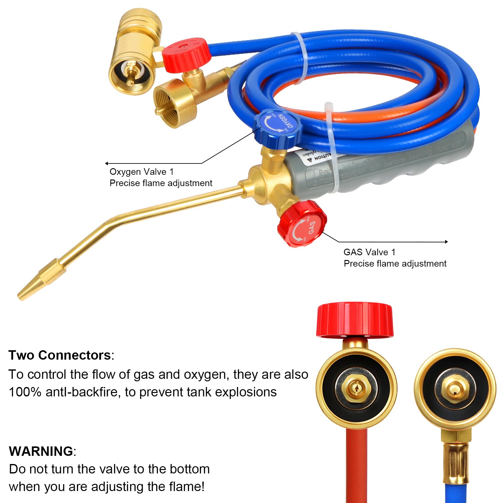 Brazing Torch Kit - Welding & Soldering Torch Set -4