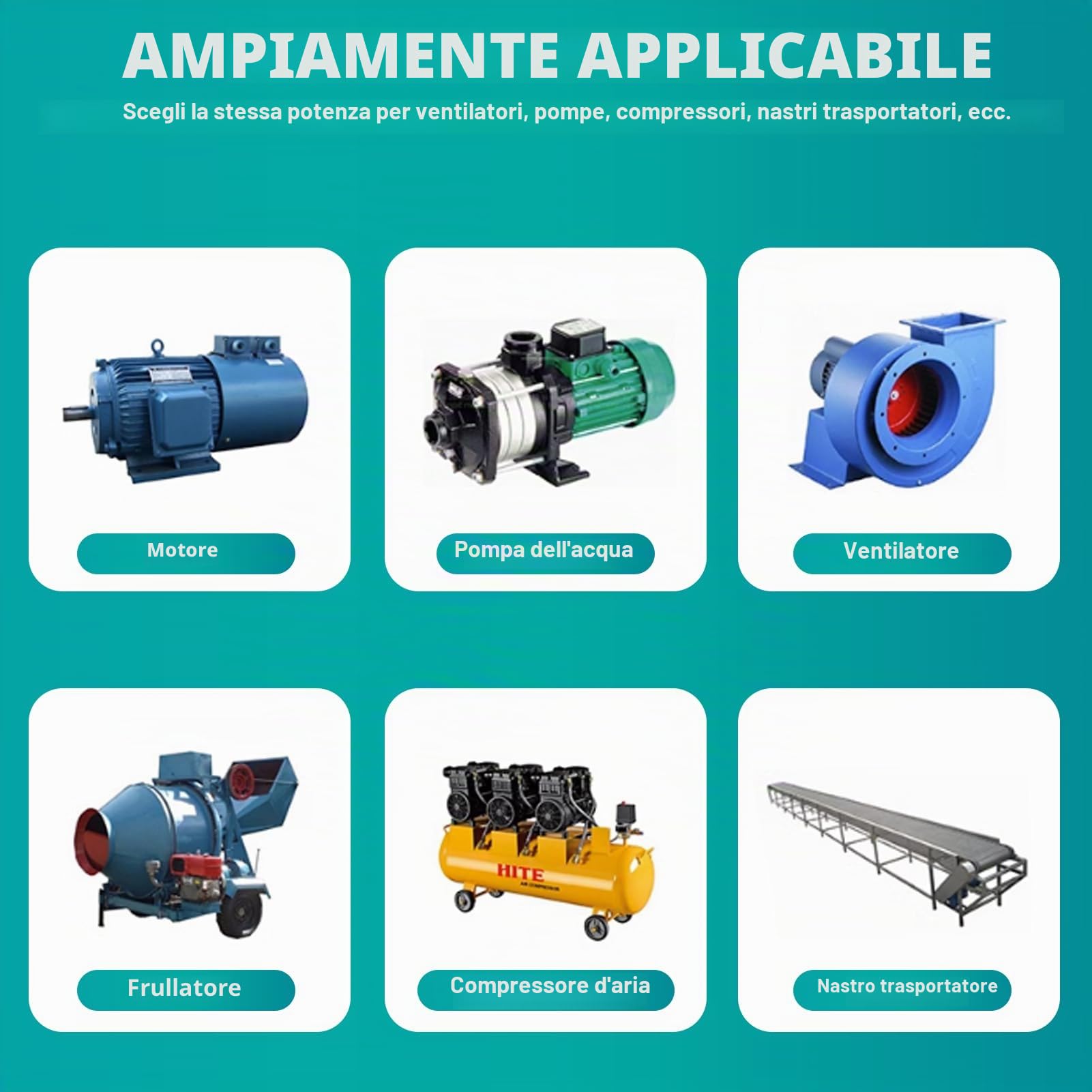 7.5kw Inverter per motori trifase 380V regolatore velocita motori 380V Ingresso trifase uscita trifase VFD variatore di frequenza su macchine utensili CNC mulini a sfera frantoio ecc.