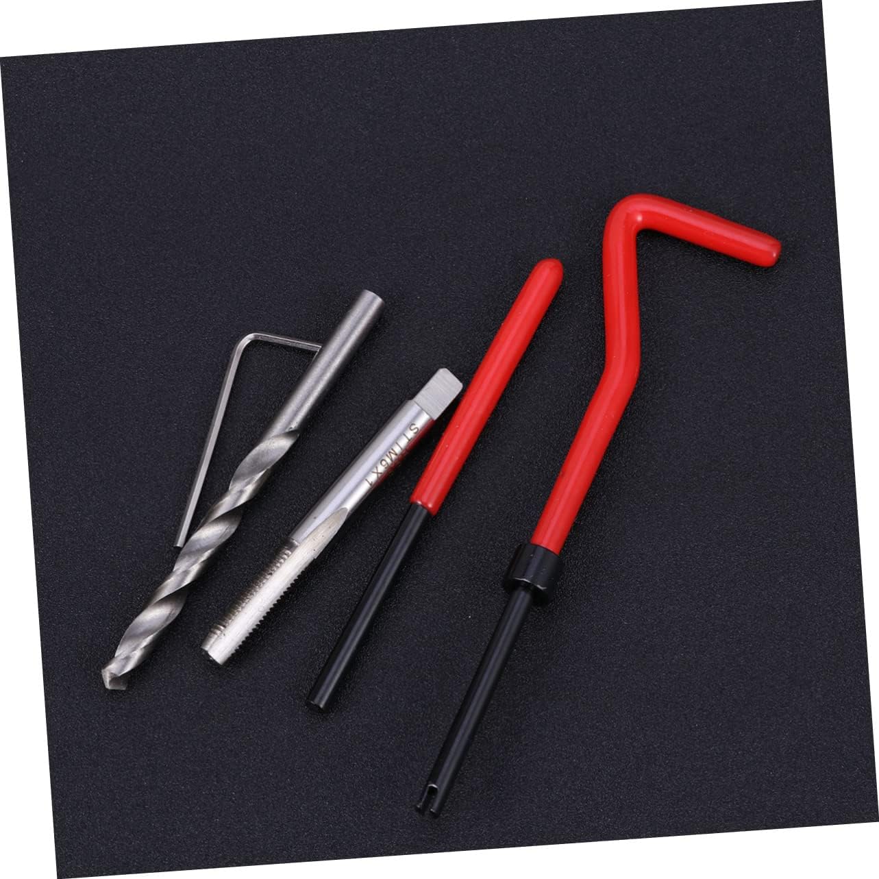 30pcs Automotive Metric Inserts Kits Thread Repair Tool Kit Helicoil Inserts for Engine Repair