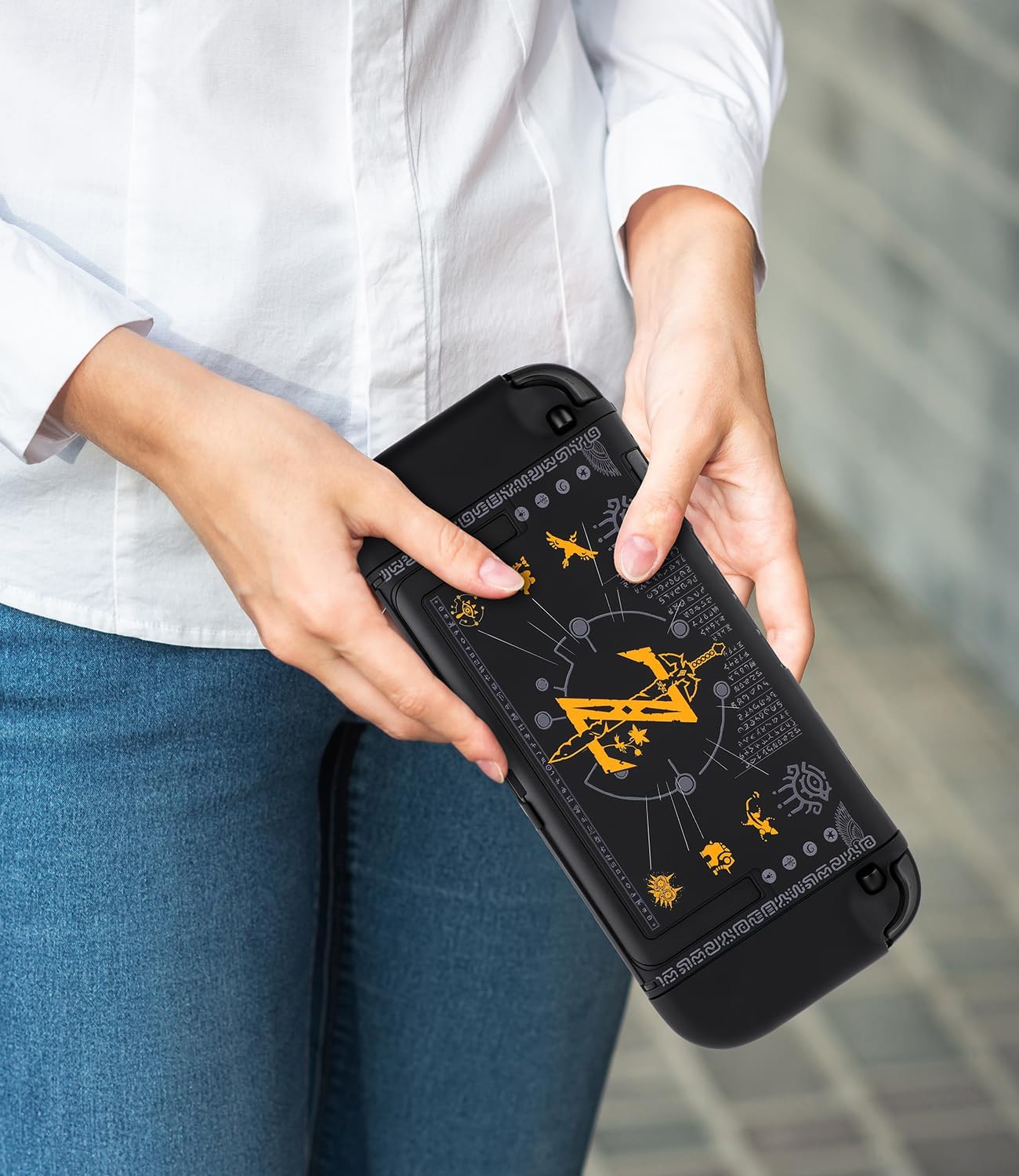 Dockable Case for Switch 2 (2025), Slim Hard PC Protective Shell, Detachable Joy-Con Cover, with 2 Thumb Grip Caps - Image 6