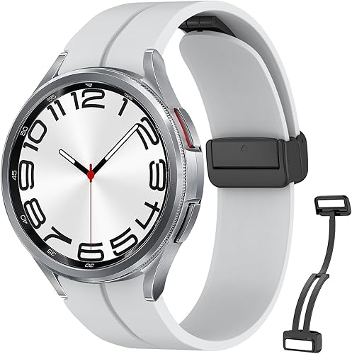 Correa compatible con Samsung Galaxy Watch 76 de 1.575 in y 1.732 in, bandas clásicas para Galaxy Watch 6 de 1.693 in y 1.850 in, correa deportiva