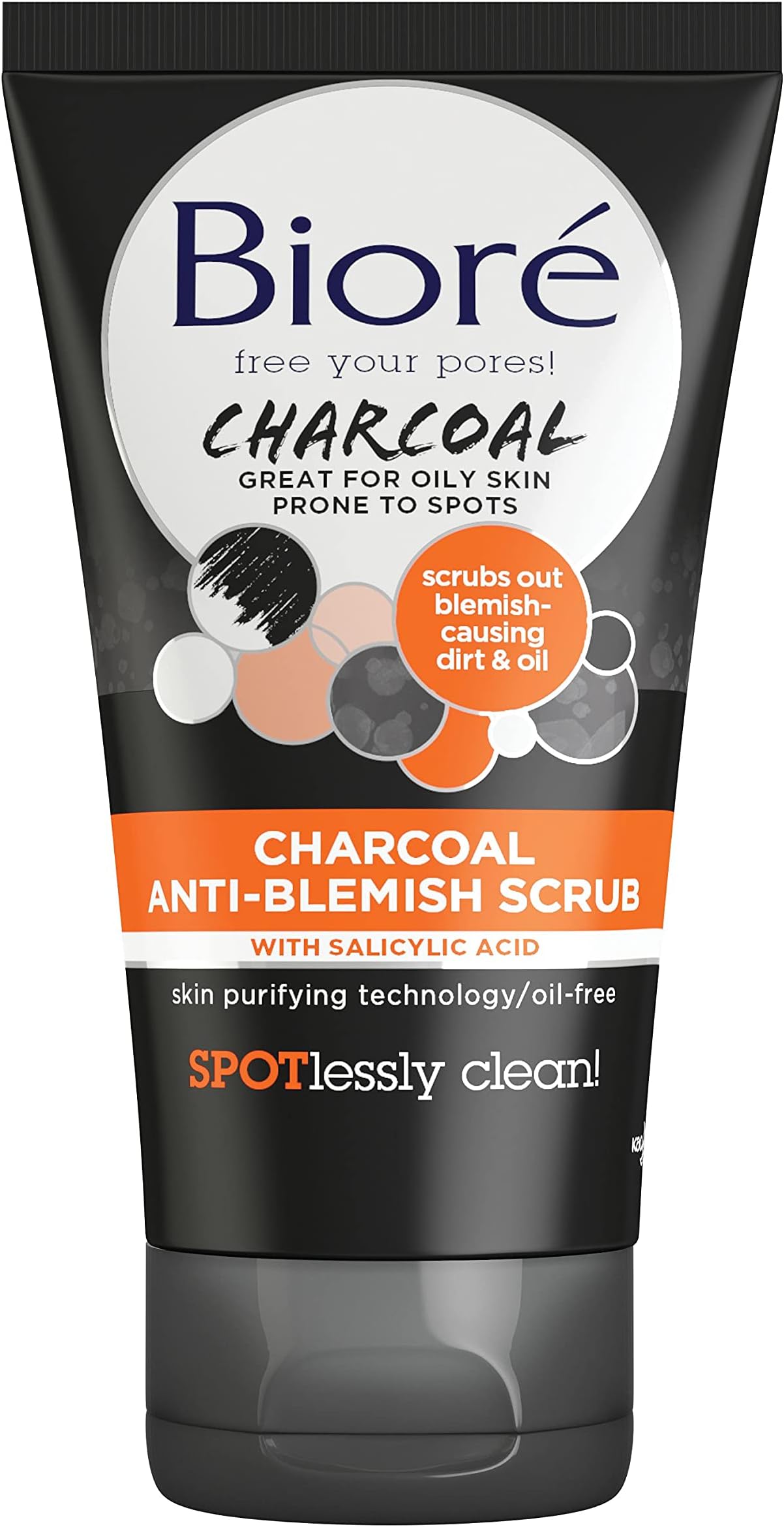 Biore Charcoal Oil Control Scrub, 127 g
