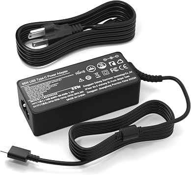 65W AC Adapter Laptop Charger Compatible with HP EliteBook Charger 660 640 650 655 830 835 840 845 860 865 G9 G8 G10 G11/1040 1030 G10 G11 G4 G5 G6 G7 G8 G9 Probook Laptop Power Cord