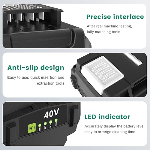 Miniatura 2 de Reemplazo para batería de litio Ryobi 40V para batería de litio Ryobi 40V 6.0Ah OP4015 OP40201 OP4026 OP40261 OP4030 OP40301 OP4040 OP40401 OP4050