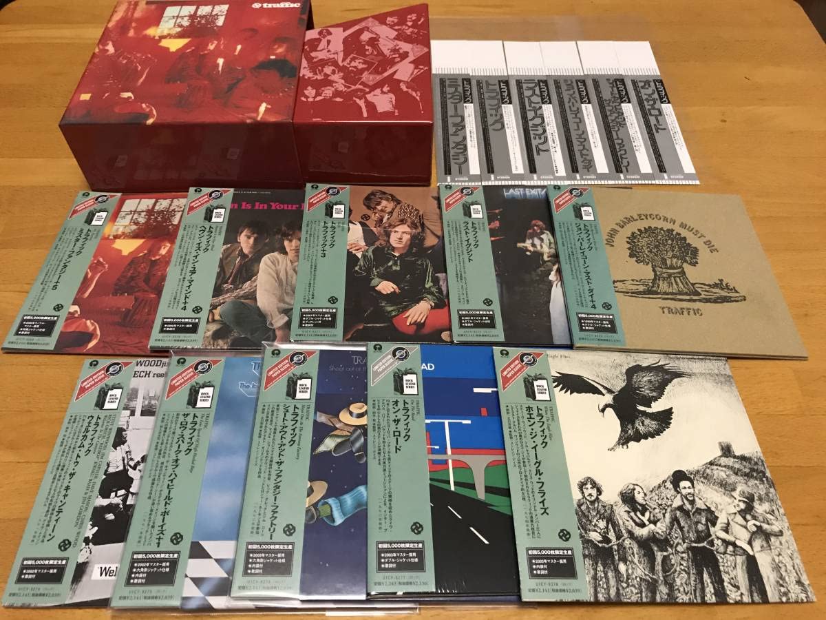 トラフィック　紙ジャケ　DU特典BOX 2種 Amazon.co.jp: 未開封未使用トラフィックTraffic紙ジャケ DU特典