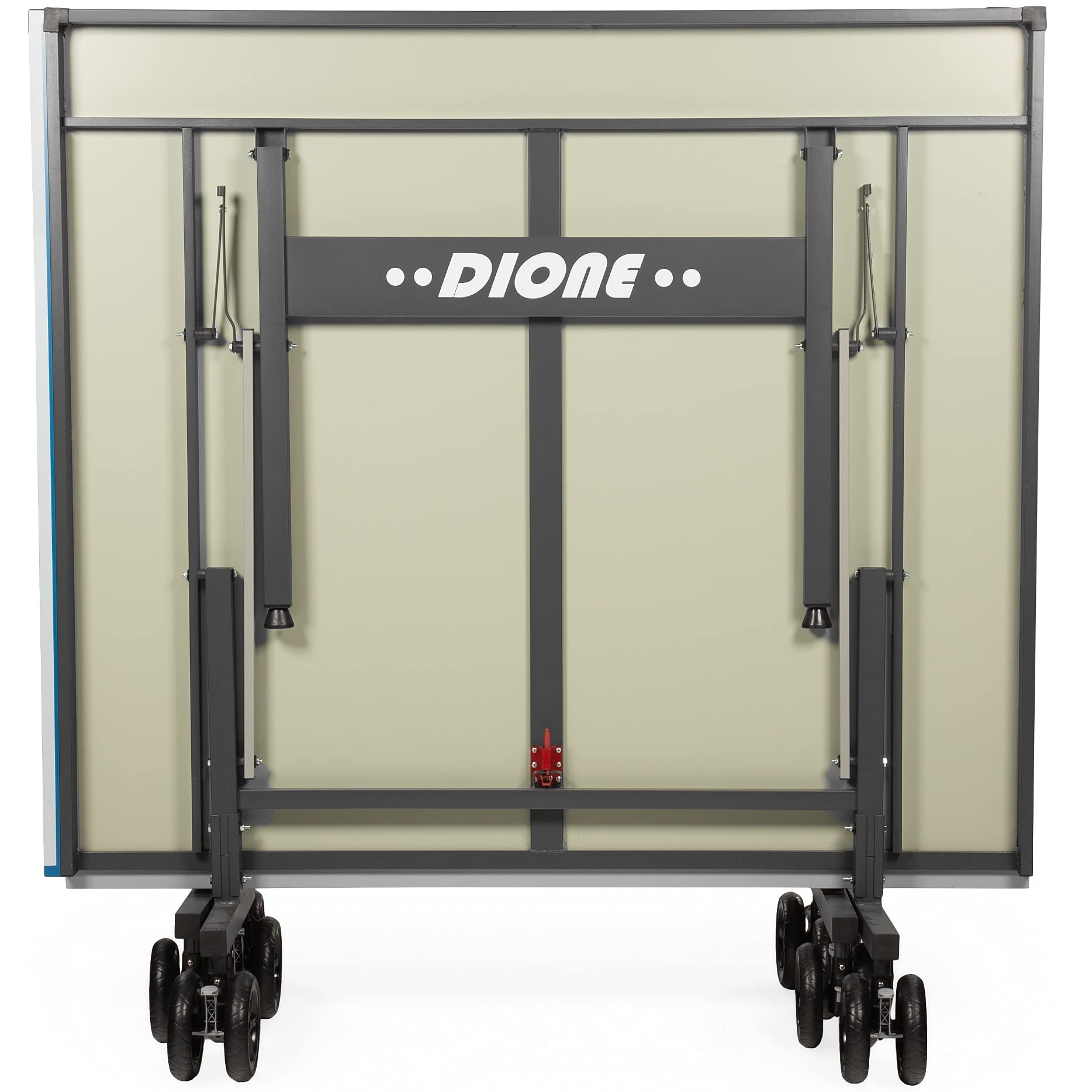Dione Tennis de Table S600o + Housse Cover - 6mm Top - Outdoor - Table de Ping Pong 274x152cm - Portable- 10 Minuten Assemblée