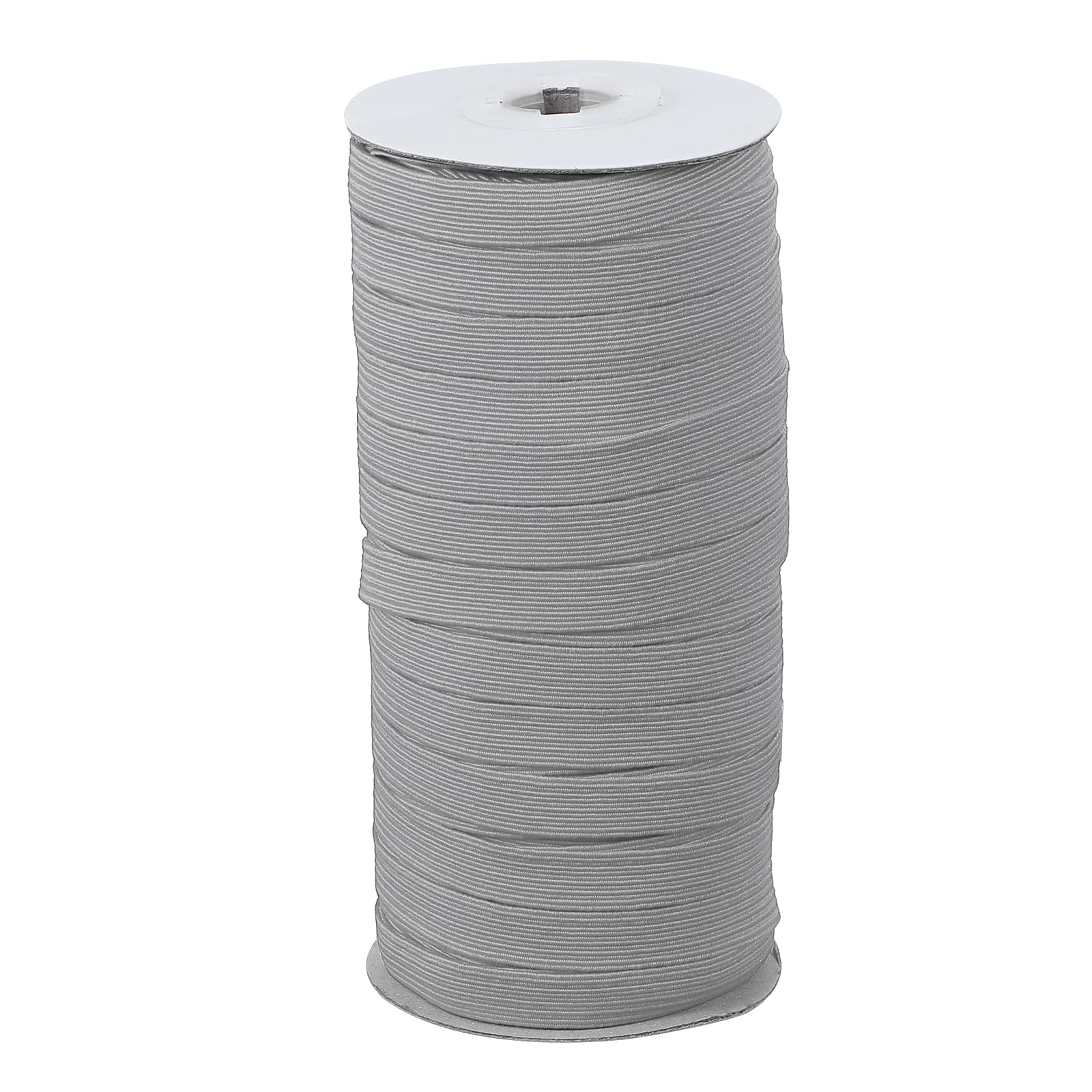 Élastique 10mm x 45 Mètres PATIKIL gris pour couture, bande élastique plate mercerie DIY