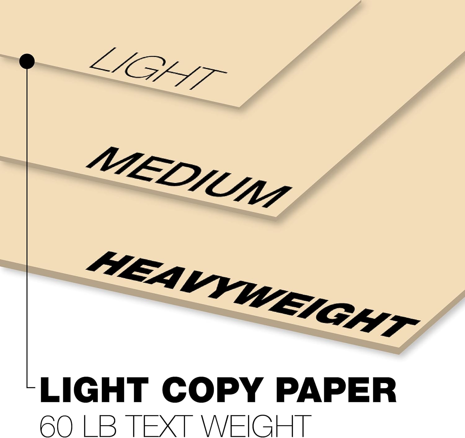 Springhill 11” x 17” Tan Copy Paper, 24lb Bond/60lb Text, 89gsm, 500 Sheets (1 Ream) – Colored Printer Paper with Smooth Finish – Versatile and Flexible Computer Paper – 024064R