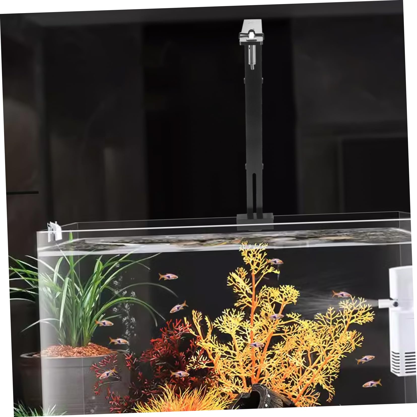 BESPORTBLE 4piezas Soporte De Luz Para Soporte Estable Para Iluminación De Peceras Instalación y Diseño Elegante Compatible Cristales