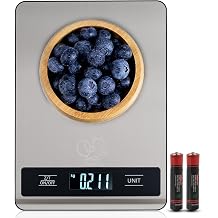 Bluefox Dijital Mutfak Tartısı, 10kg/1g Hassasiyet, Paslanmaz &Ccedil;elik, 6 Birim D&ouml;n&uuml;ş&uuml;m&uuml; (g/kg/lb/oz/ml/milk ml), 2&times;AAA Pil Dahil