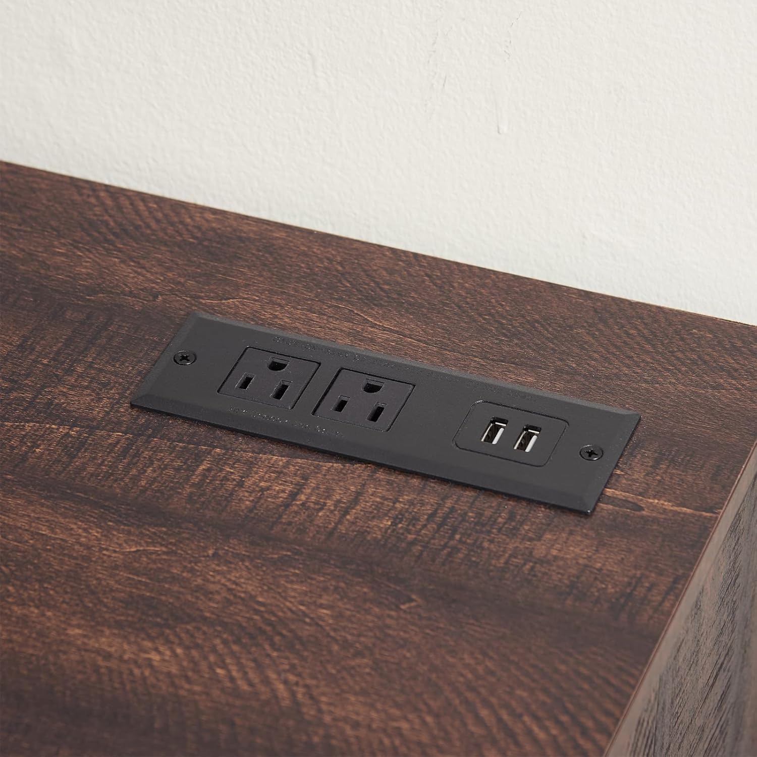 58 inch TV Stand with 18" Fireplace Inserts-Led Entertainment Center for TVs Up to 62"-TV Console for Living Room with Glass Shelves, LED Lights, USB Charging Outlet and Power Outlets (Espresso)