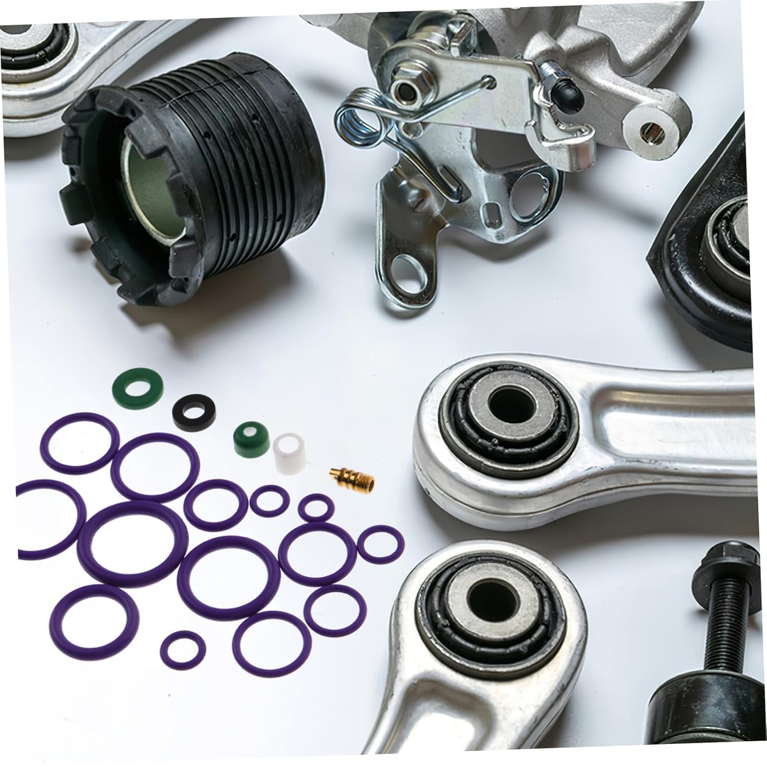 Garneck 4sets Assorted Rubber Kit for Automotive Air Conditioning Sealing Accessories and Easy to Install Gaskets for Vehicle Repairs