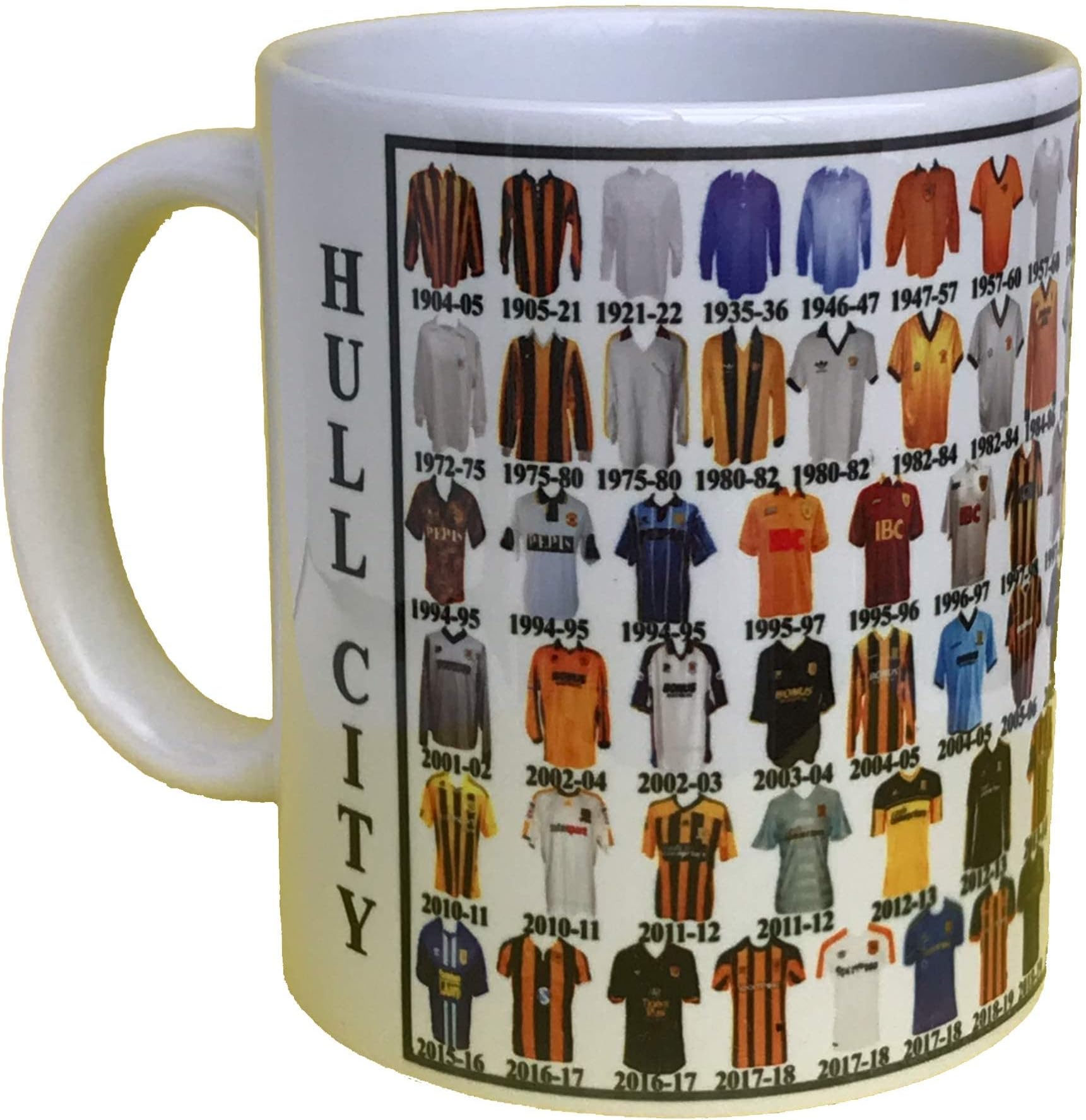 Hull Mug Hull Shirt History Mug Ceramic Mug Football Mug Shirts Through The Ages
