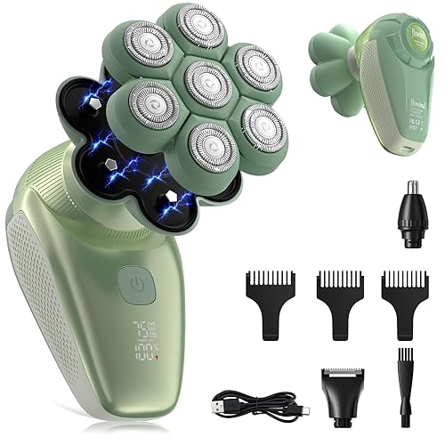 3-in-1 Groomer Shaver for Men, Bald Head Shaver & Beard