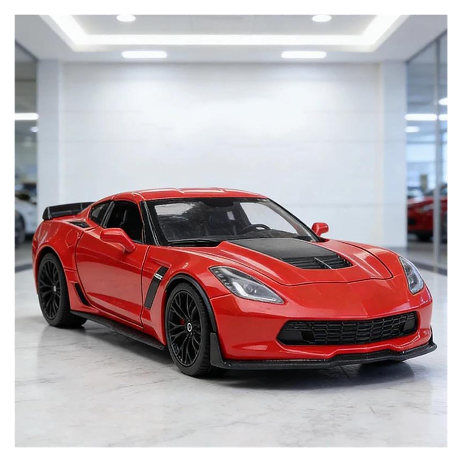 Btwodian Scale Model Car For Corvette Z06 2017 Diecast Model Car