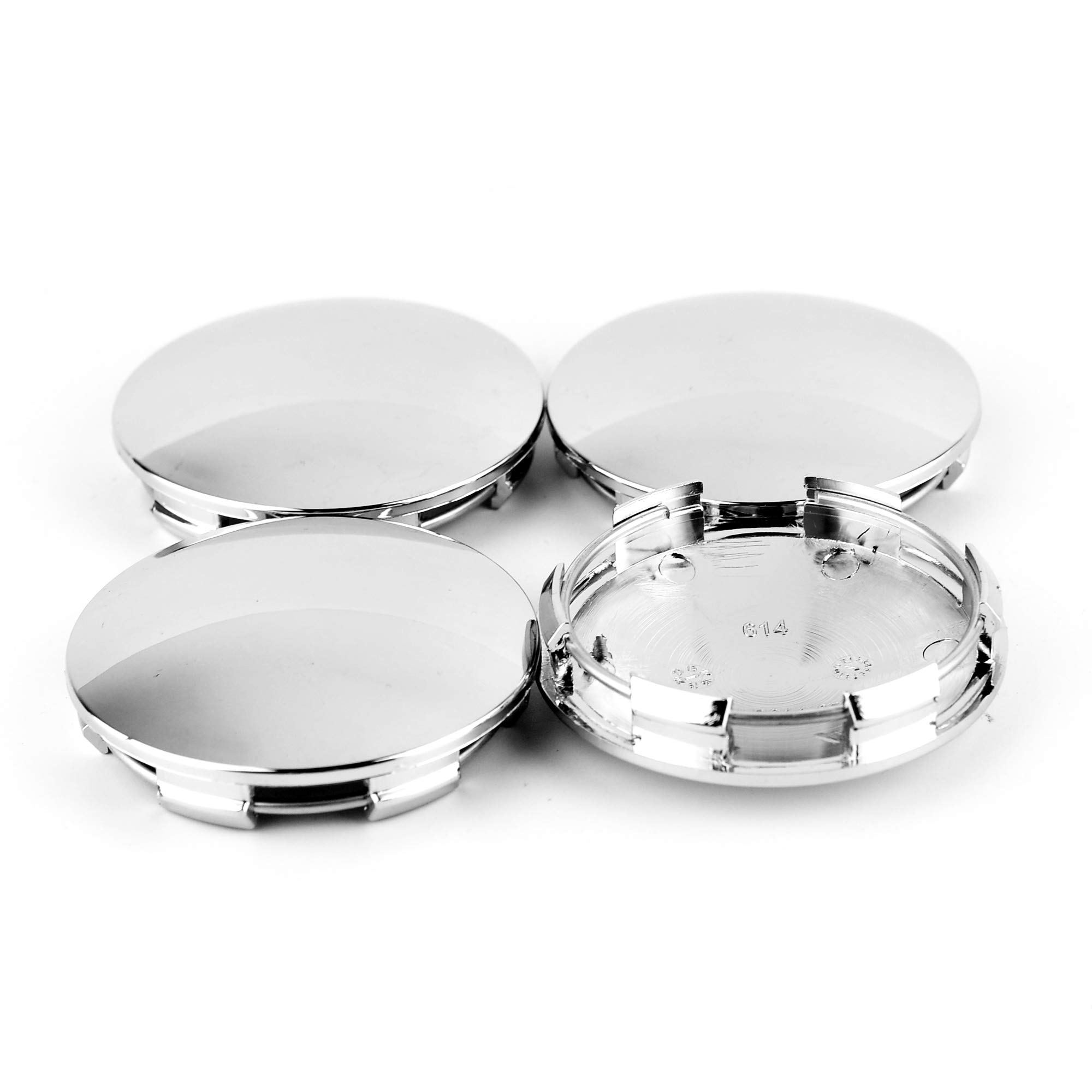 Amazon.co.jp: ホイールセンターキャップ 65 mm 4個入り クローム