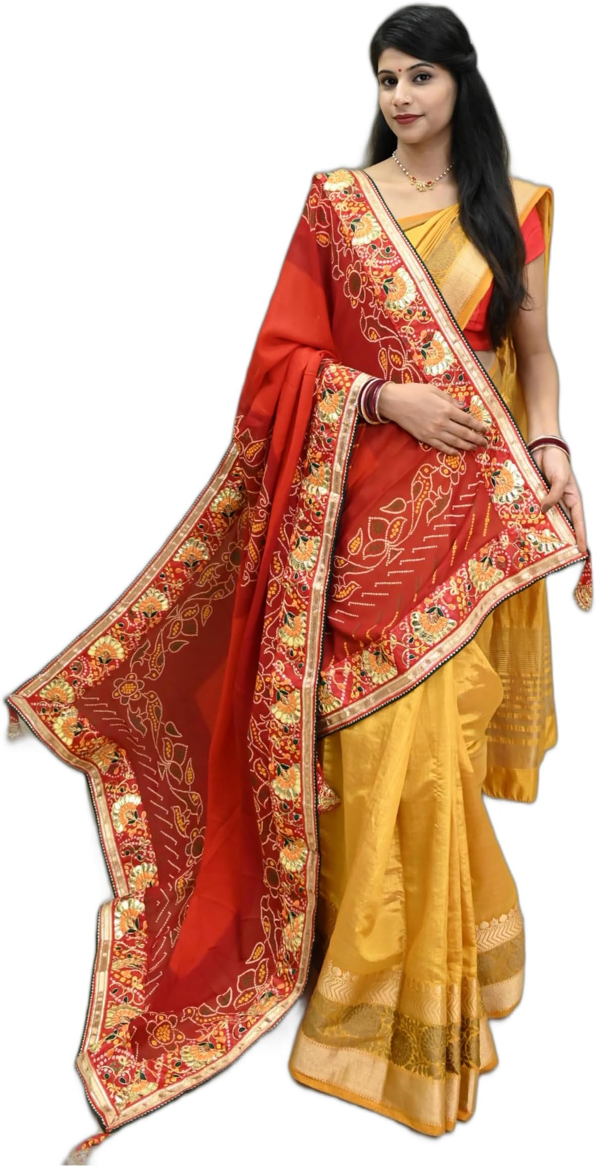 Marwadi Jaipuri Bandhej Odhana