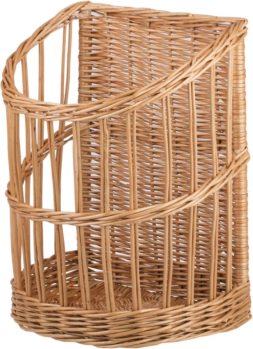 ewicker24 Présentoir à pain debout, Huche à pain en osier naturel