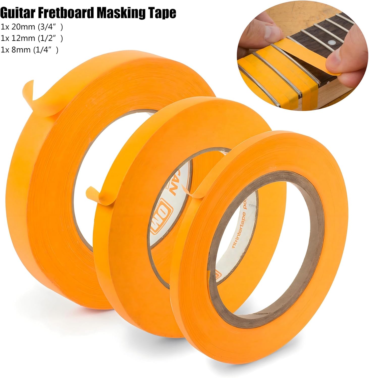 Guitar Fretboard Masking Tape