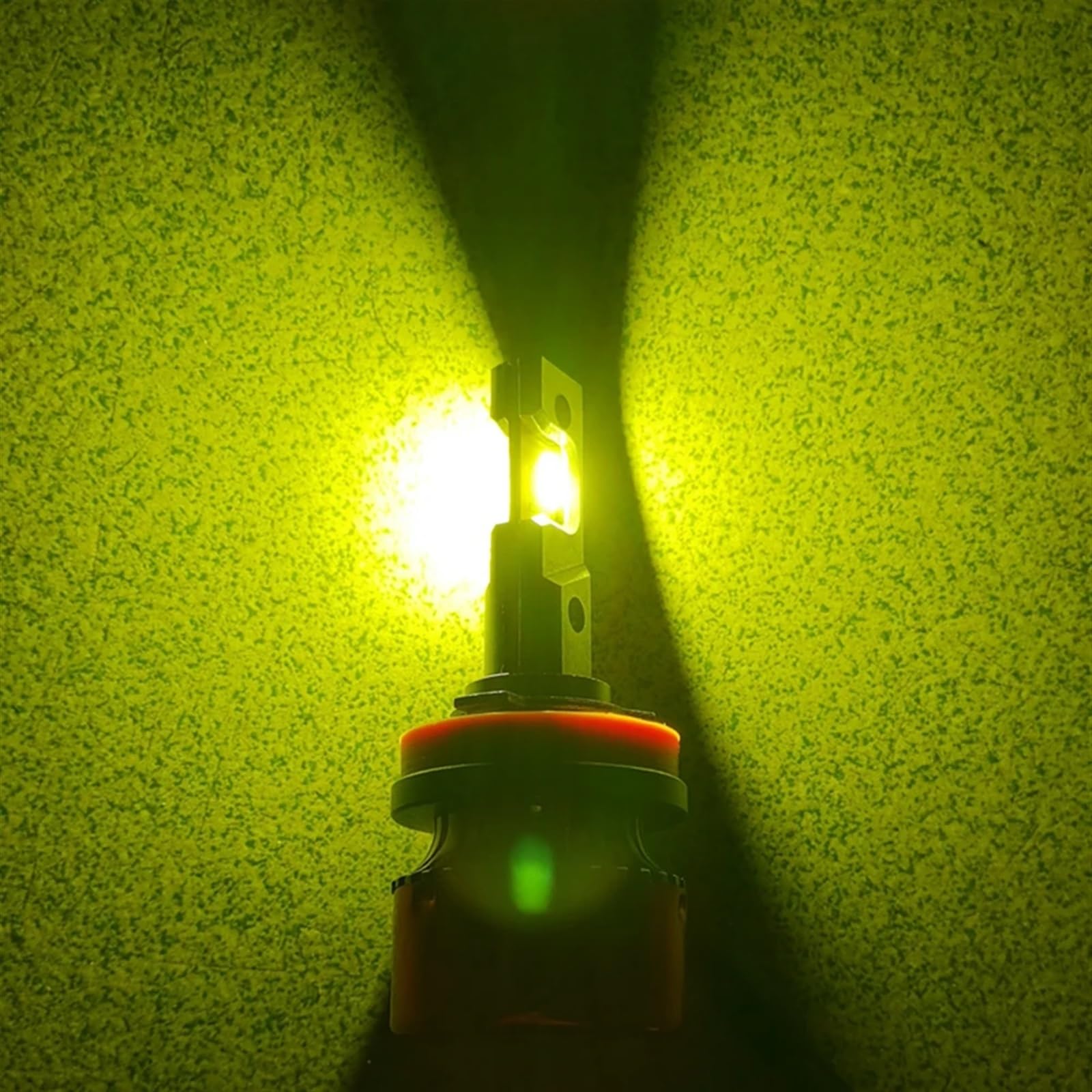3000K H4 Phare De Voiture H7 LAMPE À LED Vert Citron H7 H4 LED Auto H11 H8 H1 HB3 HB4 H4 LED Ampoule 80W Phare De Moto 12V (Size : H11)