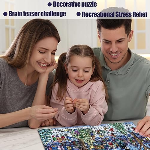 Miniatura 4 de Rompecabezas de Navidad para adultos de 1000 piezas, rompecabezas de Navidad para mujeres, hombres y familias, decoraciones de Navidad perfectas