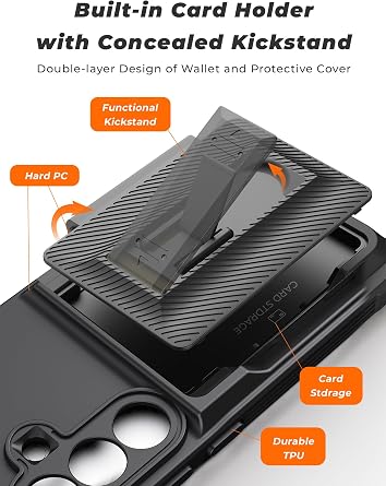 for Samsung Galaxy S26 Case Wallet with Card Holder