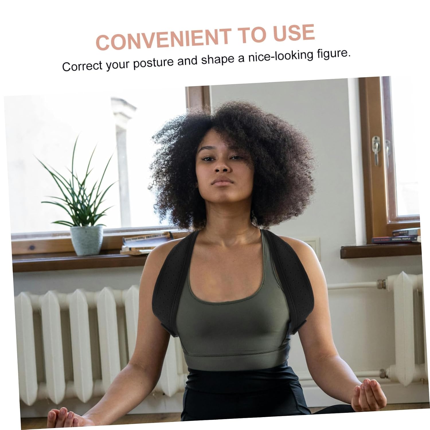 Posture Corrector Strap for Back Support Adjustable Hunchback Brace for Spine Alignment Suitable for Students and Adults Everyday Wear