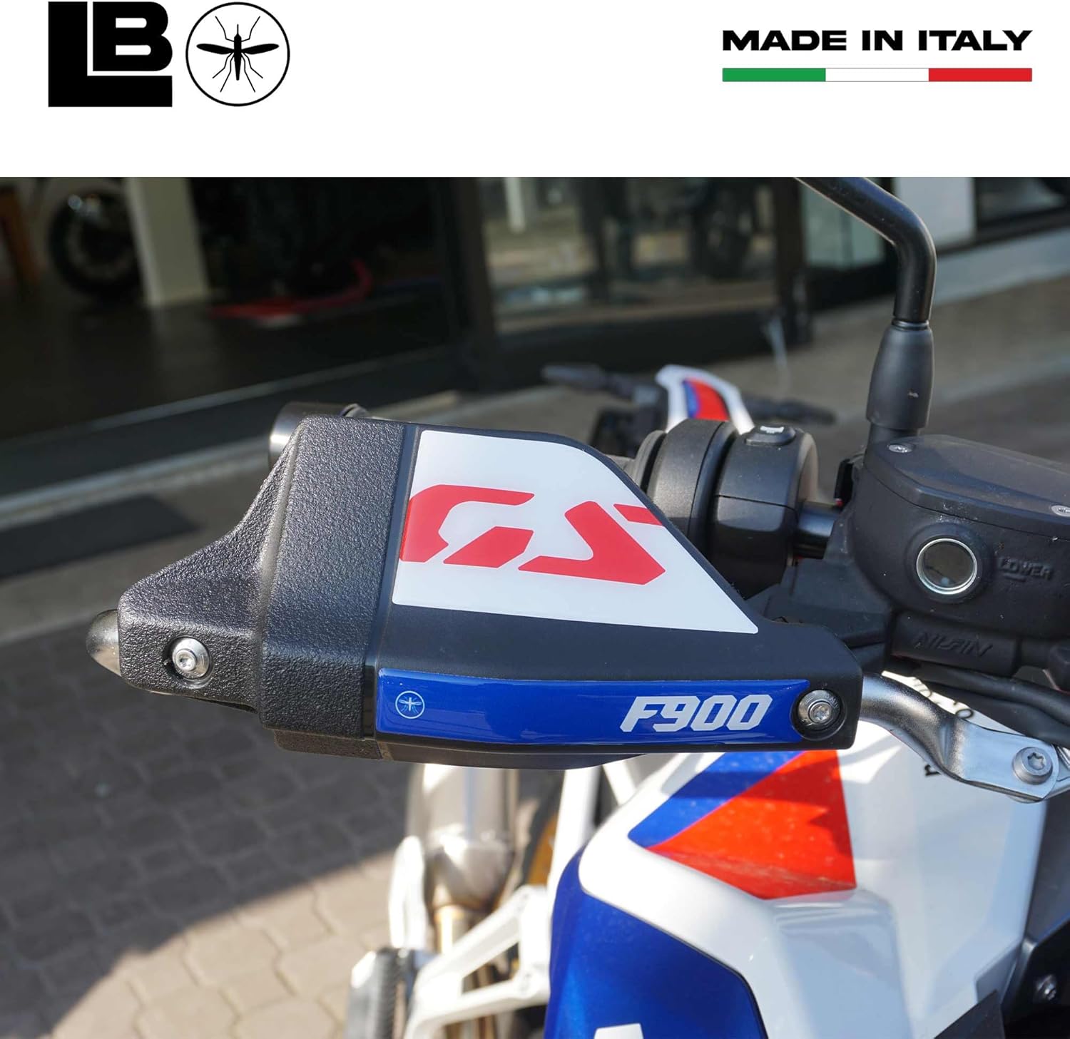 labelbike - 3D Stickers Motorcycle Handguards Protection and Decoration in Resin Compatible with BMW F900 GS 2024
