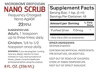 Vista 2 de Nano Scrub de Silver Fern Brand - 1 botella - 48 porciones - Nano Ag4O4 activado por frecuencia - Líquido