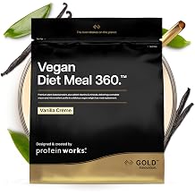 The Protein Works Vegan Meal Replacement Supplement Vanilla Creme 1 kg Vegan Protein Meal Replacement Shake Slimming Shake Supports Healthy Weight Loss Full Nutrition Omega 3