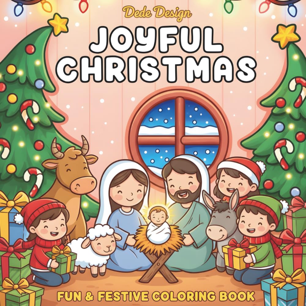JOYFUL CHRISTMAS: FUN & FESTIVE COLORING BOOK