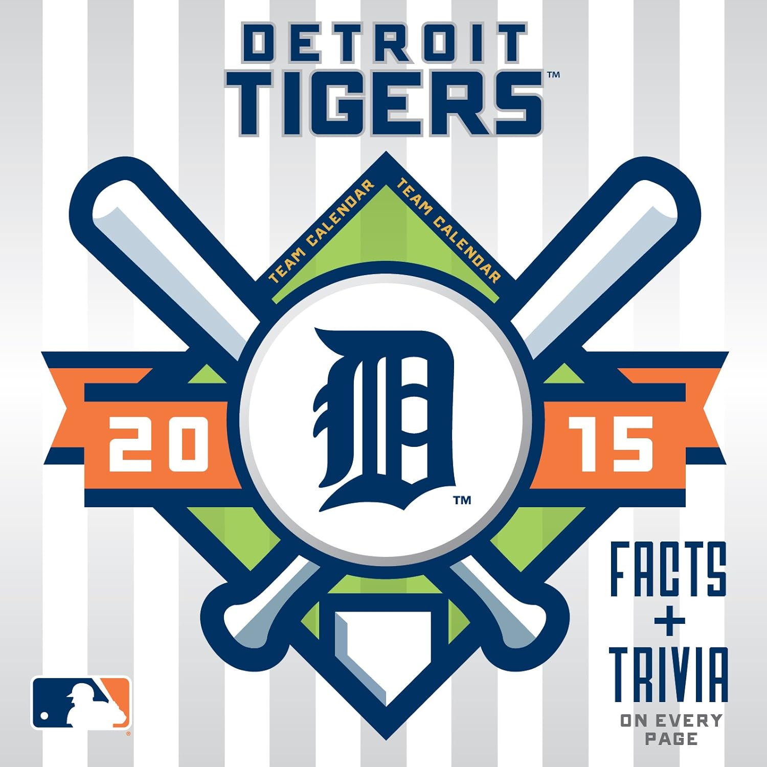 Turner Perfect Timing 2015 Detroit Tigers Box Calendar (8051298) Health & Household