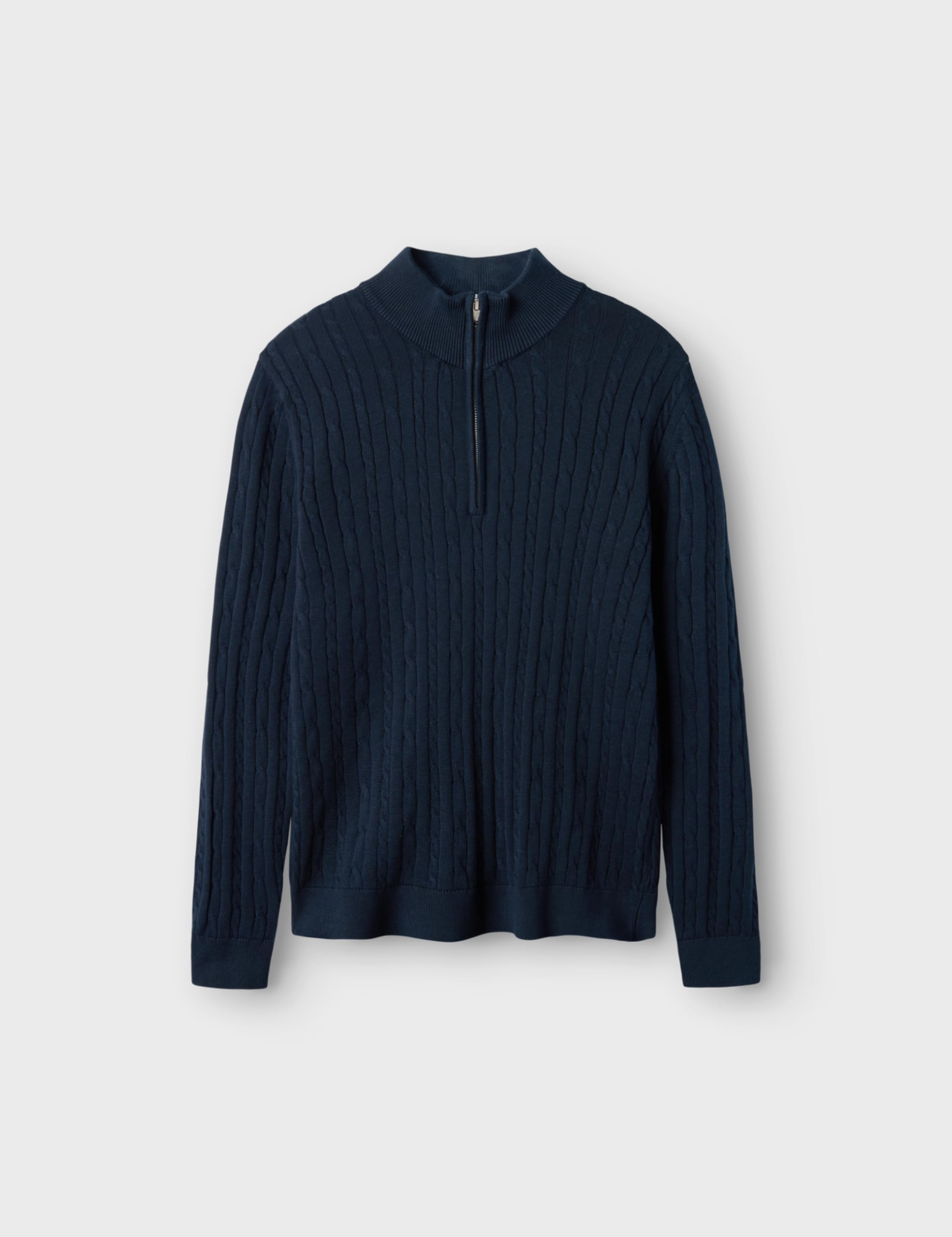 Nlmhabel Ls Half Zip S Knit, Dark Sapphire, 170-176