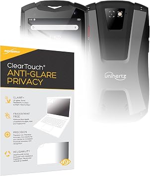 BoxWave Screen Protector Compatible with Unihertz Titan Pocket - ClearTouch Anti-Glare Privacy 2-Pack, Privacy Screen Protector Flexible Film Anti-Glare