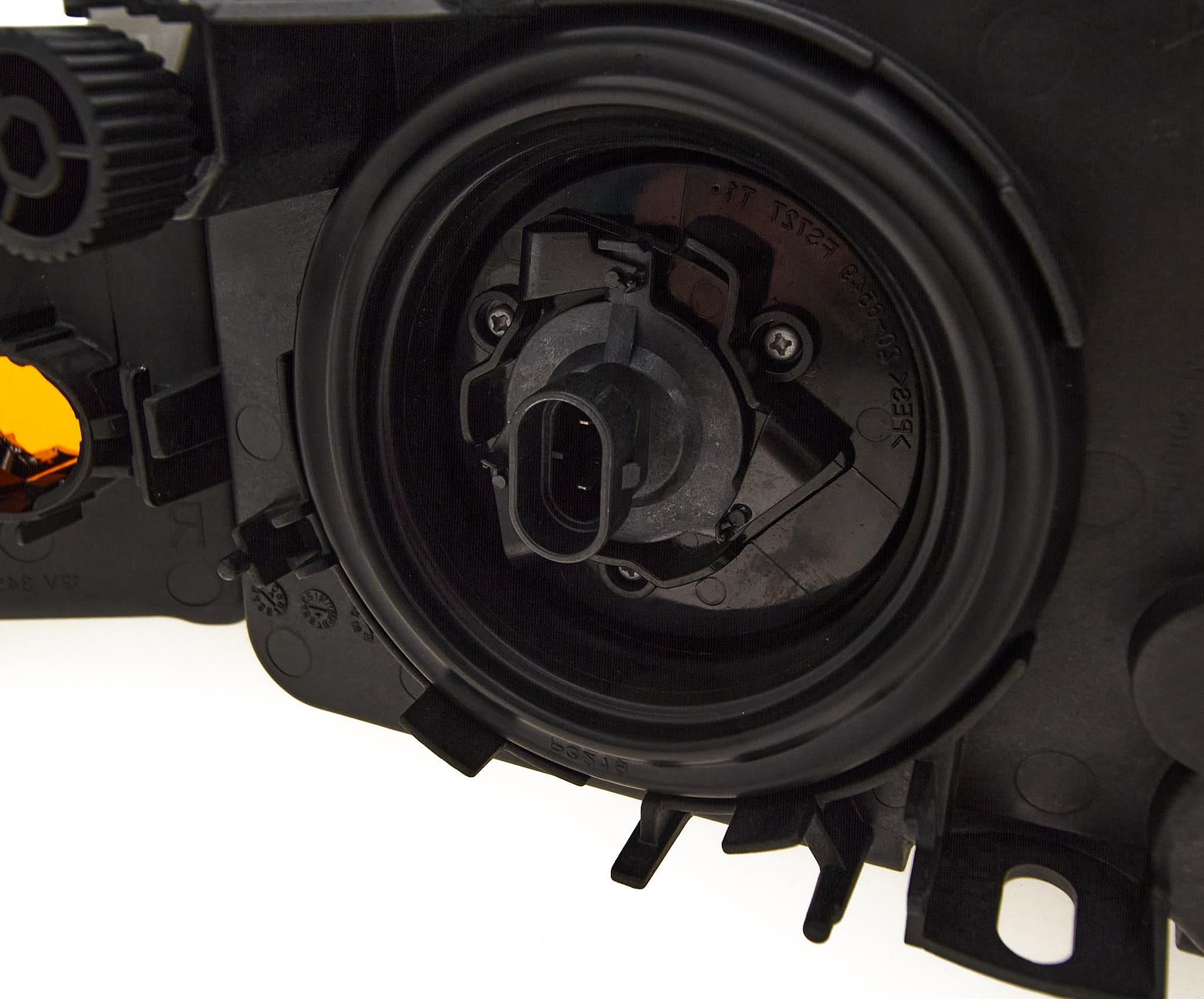 carro Faros delanteros, Lámpara delantera Izquierda 63128362463 adecuado para BMW 5 E39 1996-2000, con servomotor para reg. alcance luces, H7/HB3, CEE