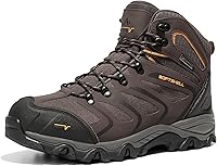 NORTIV8 Men's Armadillo Waterproof Hiking Boots - Lightweight Ankle High Trekking Shoes for Trails & Outdoors